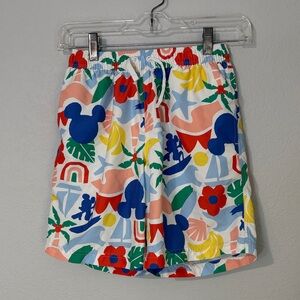 Hanna Andersson Disney Mickey Tropical Print Bathing Suit 10